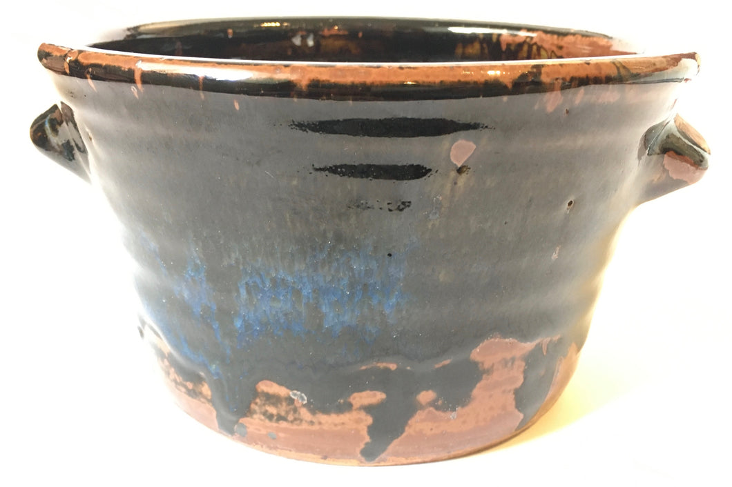 Andre 'Yogi' De Beer (South African) Anglo Oriental Ceramic bowl Studio Art Pottery Tenmoku glaze
