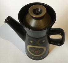 Load image into Gallery viewer, DENBY ARABESQUE Samarkand Brown Mid-Century Coffee Pot Mid Century Modern Design
