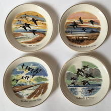 Load image into Gallery viewer, Midwinter Stylecraft PETER SCOTT flying Mallard Ducks Dishes x 4 Staffordshire England
