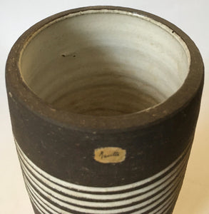 Ravelli Mid century Dutch Art pottery Vase Potterij Jaap Ravelli Valkenburg Holland 1950s Unika