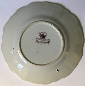 Mason's Patent Ironstone Antique English Imari Chinoiserie Plate transfer printed pattern c.1850 #3