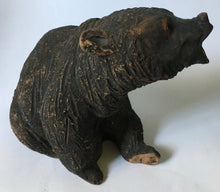 Load image into Gallery viewer, Tilgmans Keramik Sweden ceramic large Bears figurine 1950&#39;s Vintage Swedish figure
