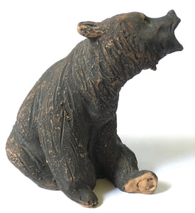 Tilgmans Keramik Sweden ceramic large Bears figurine 1950's Vintage Swedish figure