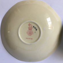 Load image into Gallery viewer, Royal Doulton D 4049 Pansies Pansy Cup &amp; Saucer Seriesware Art Deco
