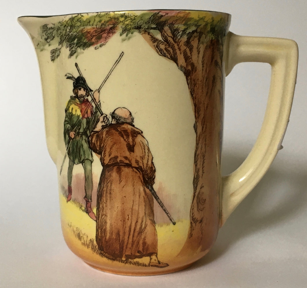 Royal Doulton Under The Greenwood tree - Robin Hood Friar Tuck D 6094 Jug