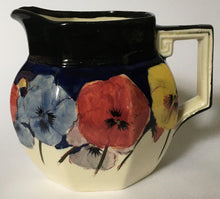 Load image into Gallery viewer, Royal Doulton D 4049 Pansies Pansy Jug 36 Series Ware Art Deco Seriesware
