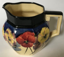 Load image into Gallery viewer, Royal Doulton D 4049 Pansies Pansy Jug 30 Series Ware Art Deco Seriesware
