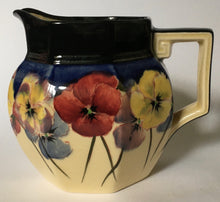 Load image into Gallery viewer, Royal Doulton D 4049 Pansies Pansy Jug 30 Series Ware Art Deco Seriesware
