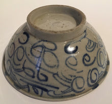 Load image into Gallery viewer, 18th Century Swatow ware Bowl - Chinese export Porcelain Blue &amp; White c. 1800 - Antique China
