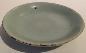 19th Century Celadon ware small plate - Chinese export Porcelain Blue & White mid 19th century - Antique China