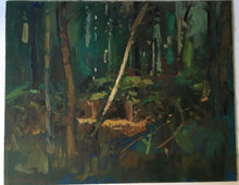 Load image into Gallery viewer, Piet VAN HEERDEN (1917-1991) Woodland oil on canvas on board (LISTED SOUTH AFRICAN ARTIST)
