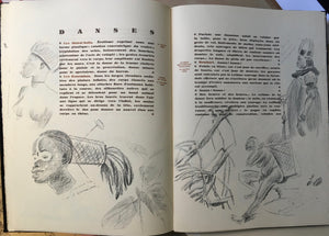 ALEXANDRE IACOVLEFF 1er mai 1927 "Dessins et peintures d'Afrique, exécutés au cours de l'Expédition" Complete Portfolio of 50 Prints  artist