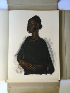 ALEXANDRE IACOVLEFF 1er mai 1927 "Dessins et peintures d'Afrique, exécutés au cours de l'Expédition" Complete Portfolio of 50 Prints  artist