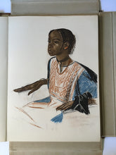 Load image into Gallery viewer, ALEXANDRE IACOVLEFF 1er mai 1927 &quot;Dessins et peintures d&#39;Afrique, exécutés au cours de l&#39;Expédition&quot; Complete Portfolio of 50 Prints  artist
