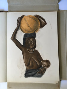 ALEXANDRE IACOVLEFF 1er mai 1927 "Dessins et peintures d'Afrique, exécutés au cours de l'Expédition" Complete Portfolio of 50 Prints  artist