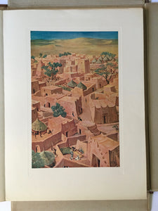 ALEXANDRE IACOVLEFF 1er mai 1927 "Dessins et peintures d'Afrique, exécutés au cours de l'Expédition" Complete Portfolio of 50 Prints  artist