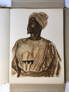 ALEXANDRE IACOVLEFF 1er mai 1927 "Dessins et peintures d'Afrique, exécutés au cours de l'Expédition" Complete Portfolio of 50 Prints  artist