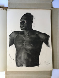 ALEXANDRE IACOVLEFF 1er mai 1927 "Dessins et peintures d'Afrique, exécutés au cours de l'Expédition" Complete Portfolio of 50 Prints  artist