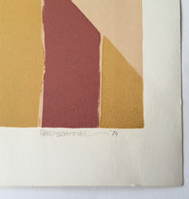 Load image into Gallery viewer, FRED SCHIMMEL (1928-2009) Abstract Landscape &quot;PIER&quot; 66/75 C.1979 - Original Signed Print (South African Artist)
