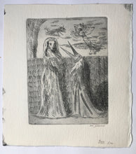 Load image into Gallery viewer, Marcus Glaser (b.1936 South African) Etching - FANTASTY SCENE
