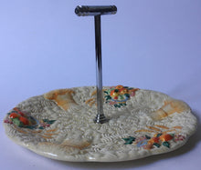 Load image into Gallery viewer, Clarice Cliff Celtic Harvest cake / snack stand hand painted Newport Pottery England
