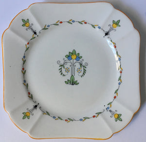 Shelley Queen Anne shape side plate pattern 11558 cArt Deco 1930s regd. 723404