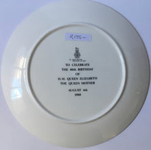 Load image into Gallery viewer, Royal Doulton 80th birthday commemorative plate - Her Majesty QUEEN ELIZABETH the Queen mother 1980
