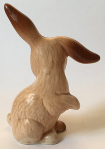 Sylvac lop ear eared rabbit shape number 1302 beige glaze Made in England