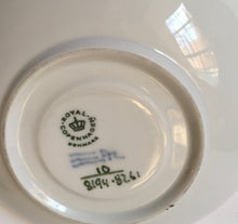 Load image into Gallery viewer, Royal Copenhagen Denmark 8194 8261  &#39;Blue Flower&#39; cup and saucer Blue and white porcelain
