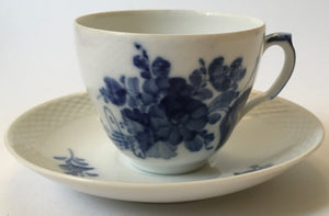 Royal Copenhagen Denmark  'Blue Flower' cup and saucer Blue and white porcelain - 072