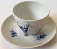 Load image into Gallery viewer, Royal Copenhagen Denmark  &#39;Blue Flower&#39; cup and saucer Blue and white porcelain - 072
