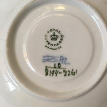 Load image into Gallery viewer, Royal Copenhagen Denmark  &#39;Blue Flower&#39; cup and saucer Blue and white porcelain - 072
