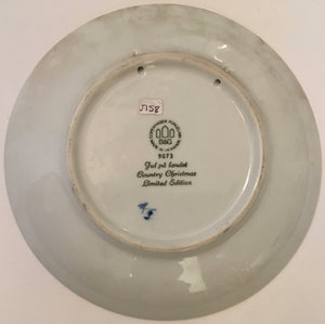 Copenhagen Porcelain B&G Bing & Gröndahl Porzellan jul After 1973 - 9073 Jul pd landet country christmas Limited Edition