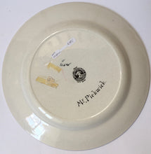 Load image into Gallery viewer, Royal Doulton Dickens Ware D 2973 Mr. Pickwick plate White Background Dickensware
