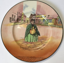 Load image into Gallery viewer, Royal Doulton Dickens Ware D 6327 Sairey Gamp plate pink Background Dickensware
