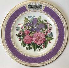 Load image into Gallery viewer, Royal Albert Plate - The Royal Horticultural Society 1990 Chelsea Flower Show Plate &#39;Victorian Bouquet&#39;
