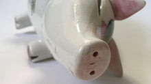 Load image into Gallery viewer, Plichta Pig Figure / Wemyss painted floral thistle decoration
