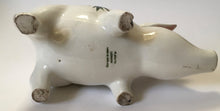 Load image into Gallery viewer, Plichta Pig Figure / Wemyss painted floral thistle decoration
