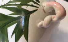 Load image into Gallery viewer, Plichta Pig Figure / Wemyss painted floral thistle decoration
