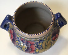 Load image into Gallery viewer, Charlotte Rhead Tubelined hand painted &quot;Byzantine&quot; Two Handle Vase Art Deco Rare pattern
