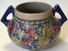 Load image into Gallery viewer, Charlotte Rhead Tubelined hand painted &quot;Byzantine&quot; Two Handle Vase Art Deco Rare pattern

