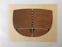 Load image into Gallery viewer, Hannes HARRS (1927-2006) Abstract composition in yellow Edition &#39;Artists Proof III/III&#39; 1977 Original Signed Print (South African Artist)

