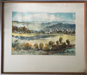 Stefan AMPENBERGER (1908-1983) Landscape scene (South African) Watercolour
