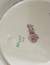 Load image into Gallery viewer, Royal Doulton Fruit Bowl D 5456 Scarce Pattern - Pink Flowers Green Leaves Floral pattern

