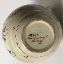 Load image into Gallery viewer, Delfts Hand Painted Holland Jug shape 585 tin glaze Dutch pottery flowers Tinglaze
