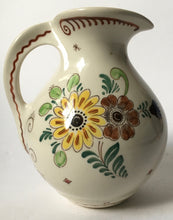 Load image into Gallery viewer, Delfts Hand Painted Holland Jug shape 585 tin glaze Dutch pottery flowers Tinglaze
