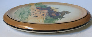 Cecil Aldin "Burleigh Ware Merrie England" Burleigh ware B&L Ltd. Coaching scene TRIVET