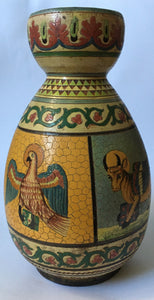 Montopoli Arno Italia LEDA 154 Italian pottery Vase Mid century modern design Made in Italy