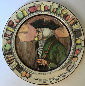Royal Doulton "The Doctor" rack plate from "The Professionals" series D 5906