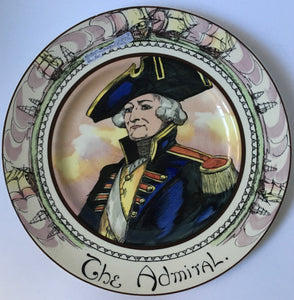 Royal Doulton "The Admiral" rack plate from "The Professionals" series D 6278